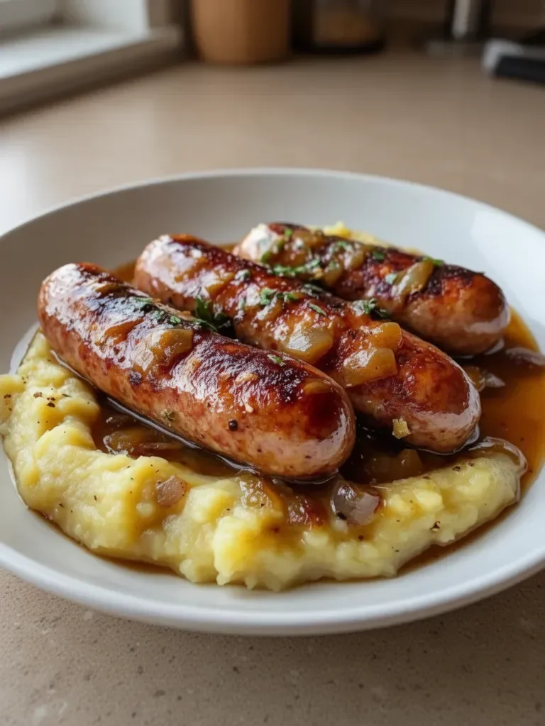 Sausages and Mashed Potatoes