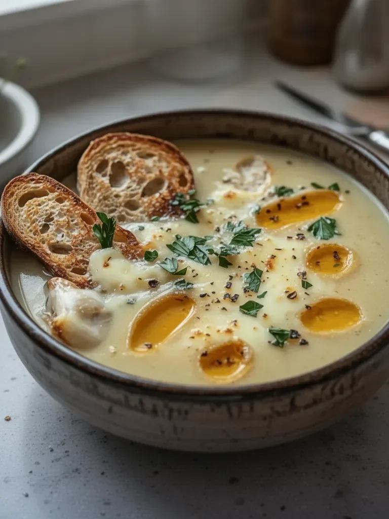 Soupe à l'Ail Classique à la Française