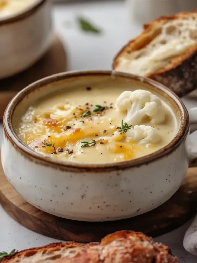 Soupe Chou-Fleur Cheddar