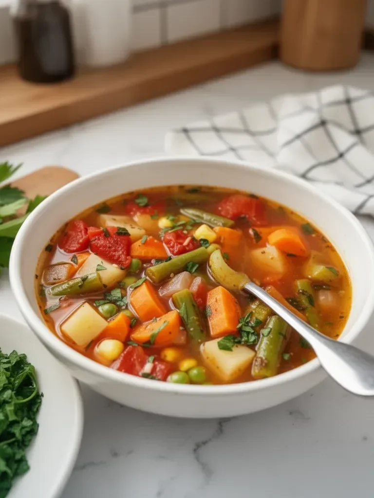 Soupe de légumes facile