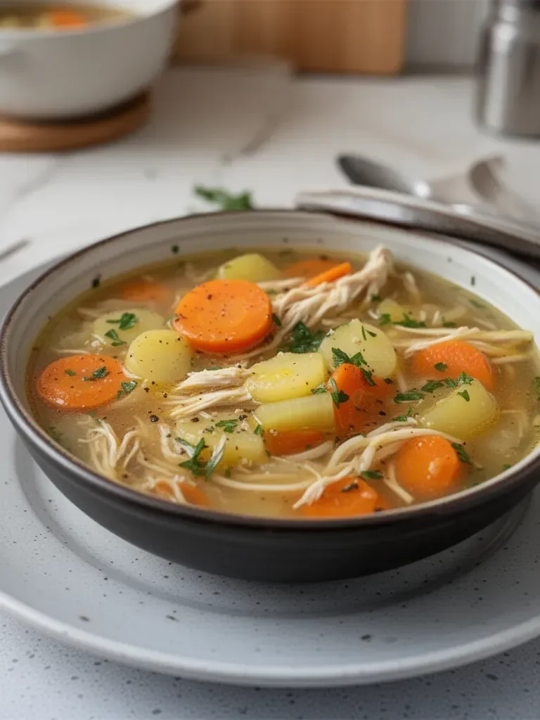 Soupe de poulet espagnole guérissante : une recette réconfortante et nourrissante