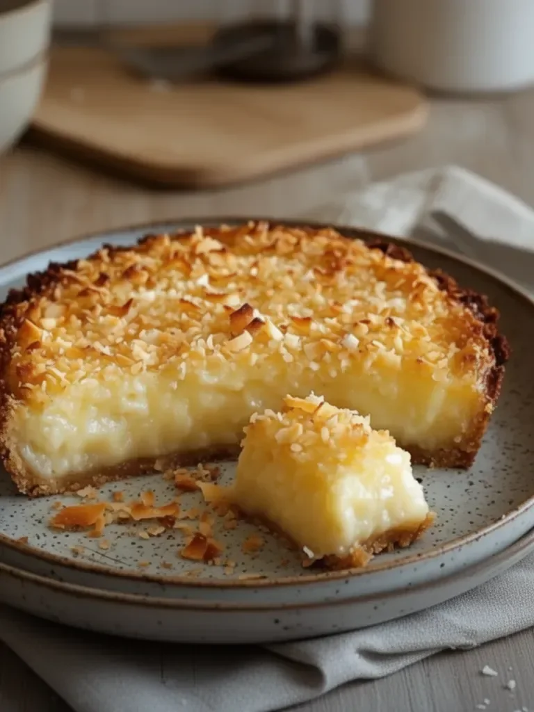Tarte à la Noix de Coco Sans Croûte