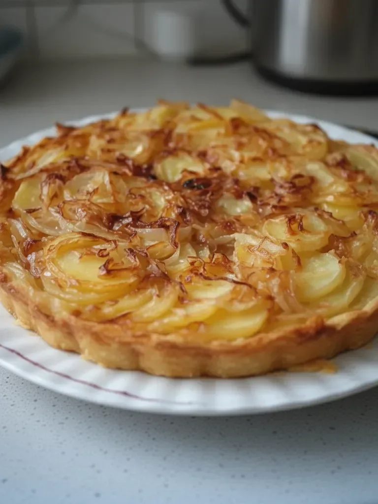 Tarte à l'oignon et au Reblochon