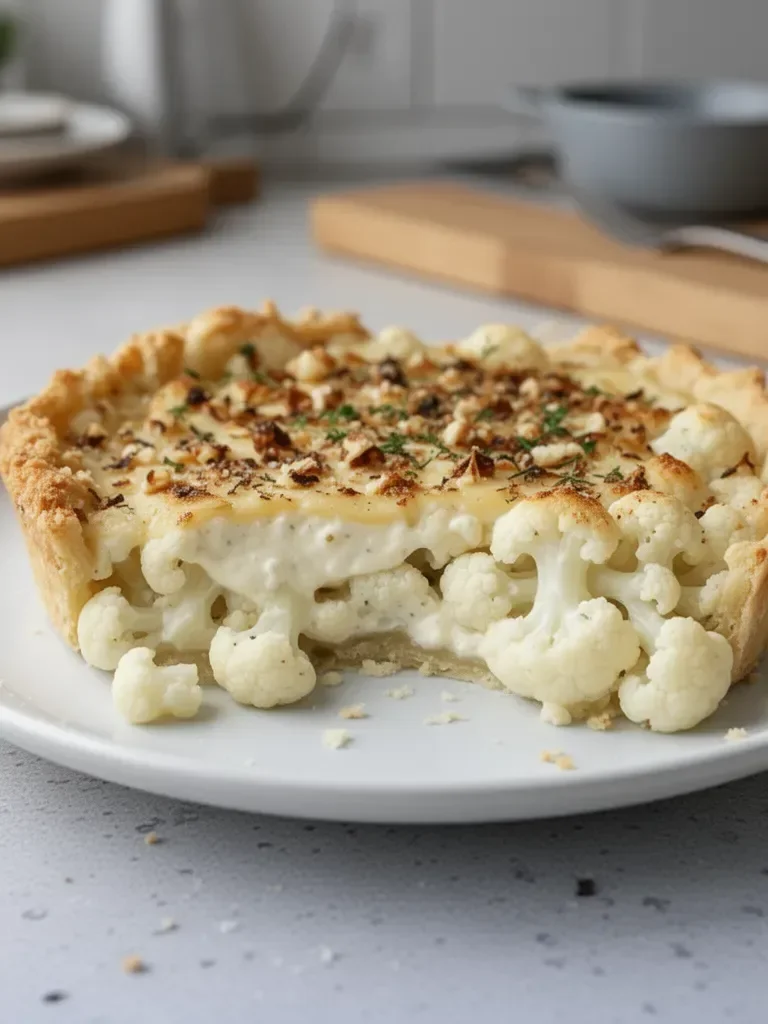 Tarte au Chou-Fleur Ultra-Crémeuse