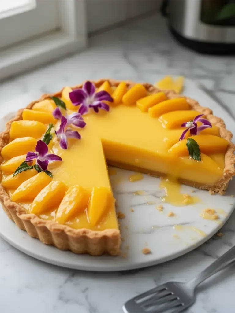 Tarte au Curd de Mangue