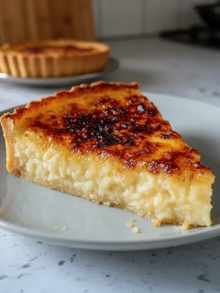 Tarte au Riz de Verviers