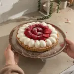Tarte aux fraises et à la crème pâtissière