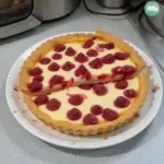 Tarte aux framboises et au mascarpone