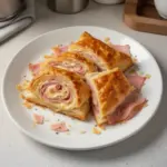Tarte feuilletée au jambon