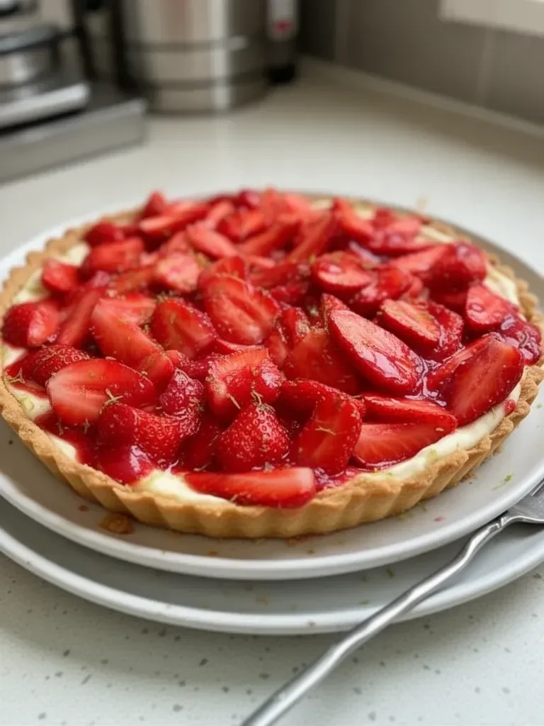 Tarte Fraise Citron Vert Express