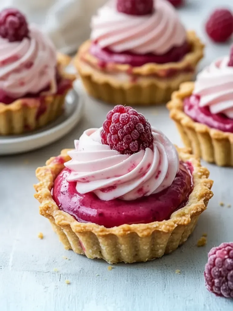 Tartelettes aux framboises véganes : Délices d'été faciles et rafraîchissants