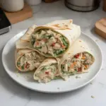 Wrap de salade de poulet crémeuse