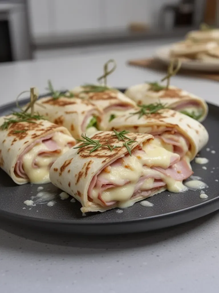 Wraps au fromage et au jambon : La recette simple pour de délicieux wraps