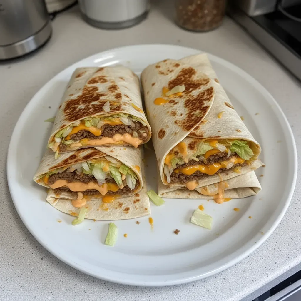 Wraps Big Mac, une alternative gourmande au célèbre burger.
