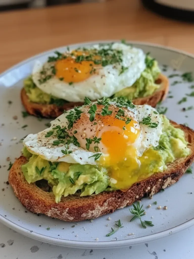 Avocado Toast with Fried Egg