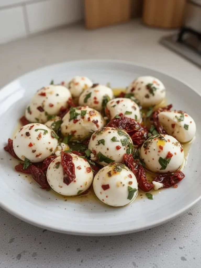 Billes de Mozzarella Marinées Italiennes