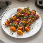 Brochettes de légumes grillés savoureuses