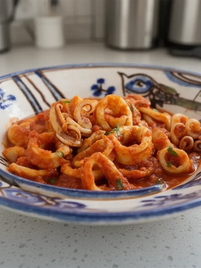Calamars à la Basquaise