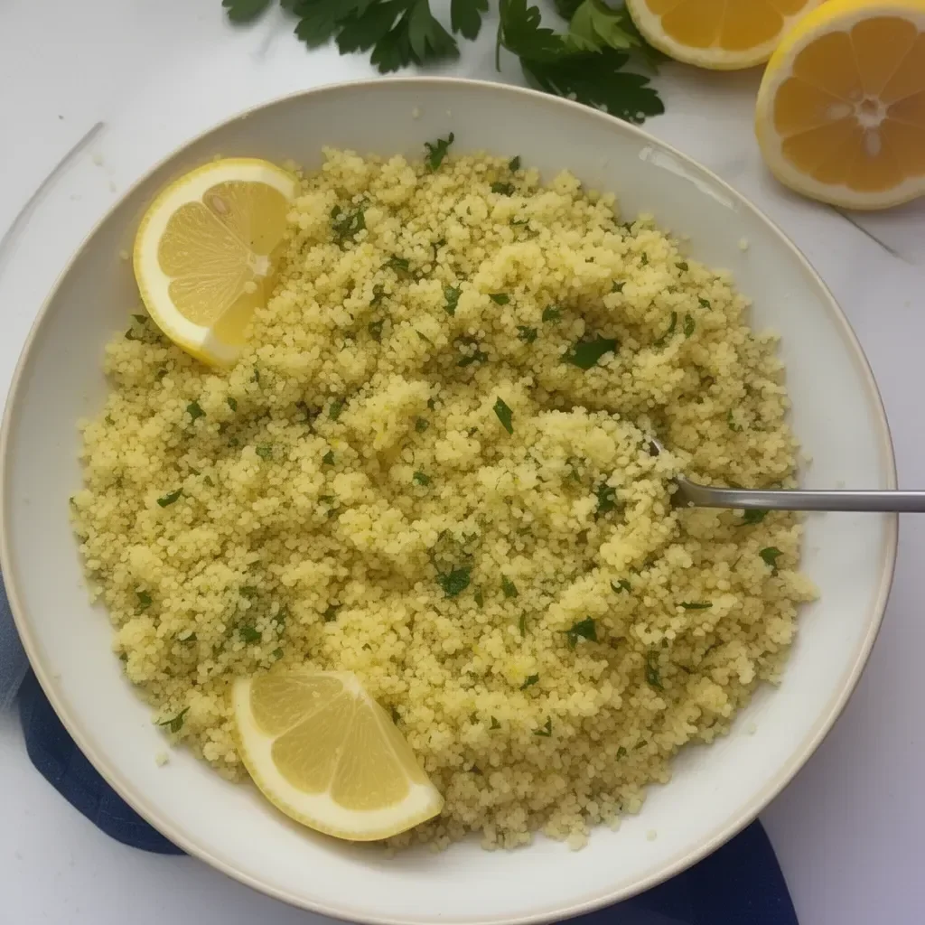 Couscous aux herbes et au citron, un plat savoureux et frais