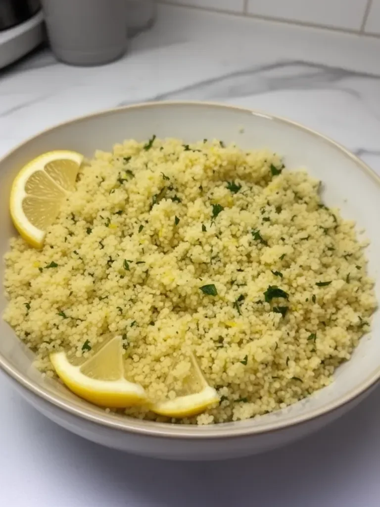 Couscous with herbs and lemon
