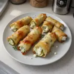 Crispy Zucchini, Feta, and Mozzarella Cigars