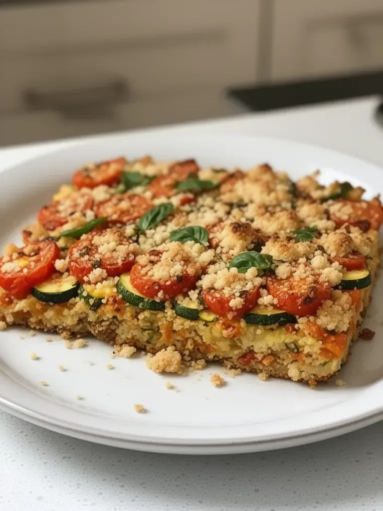 Crumble Salé aux Légumes d'Été