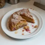 Gâteau à la rhubarbe norvégienne