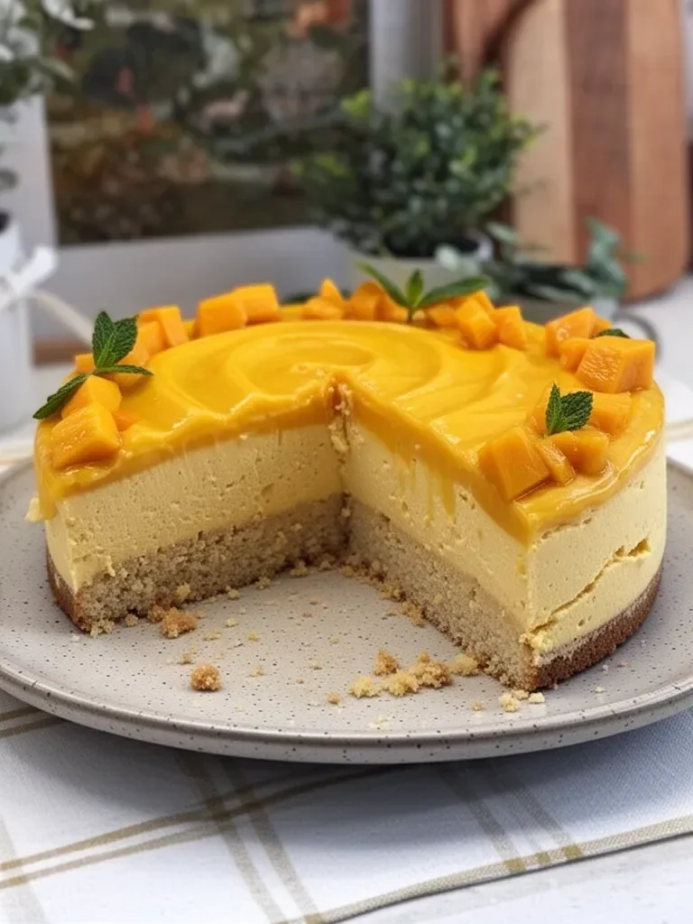 Gâteau Mousse à la Mangue
