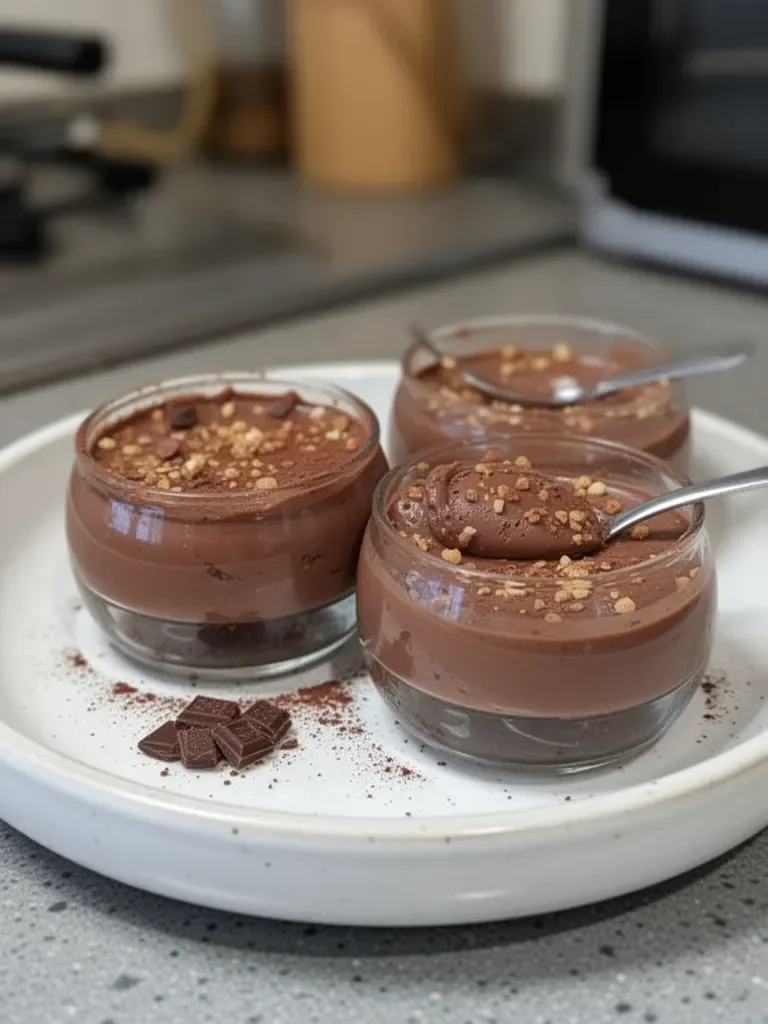 Petits Pots de Crème au Chocolat : Un Dessert Crémeux et Gourmand