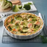Quiche de saumon aux brocolis