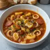 Ragoût de calamars au chorizo de Laurent Mariotte, plat savoureux et réconfortant
