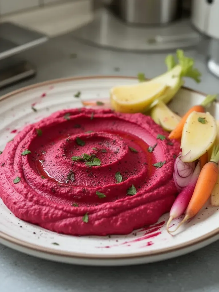 Recette de houmous de betterave