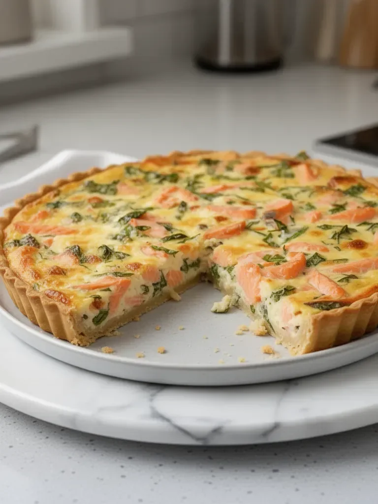 Recette de Quiche au Saumon
