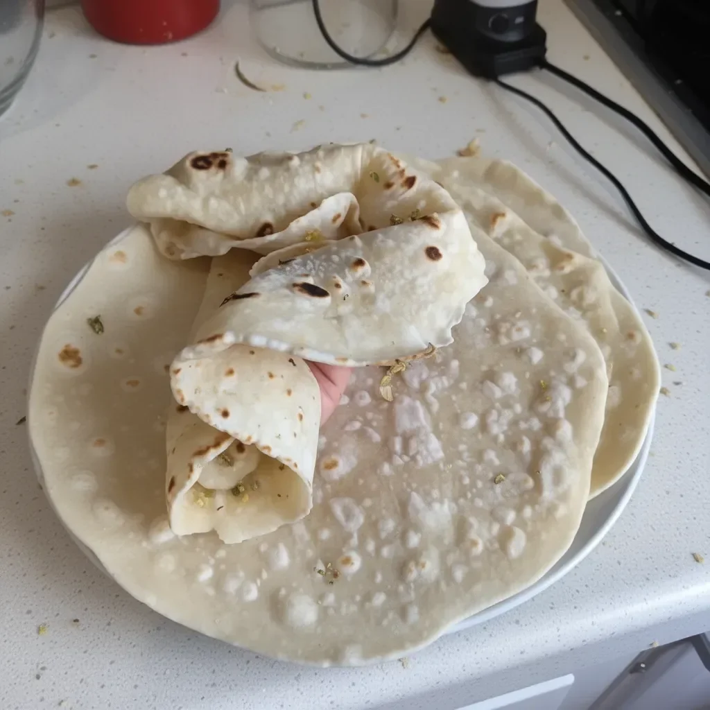 Wrap délicieux et rapide à préparer avec seulement 3 ingrédients, sans gluten.