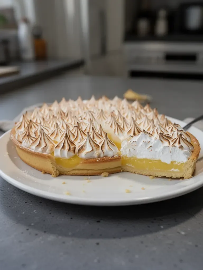 Tarte au citron meringuée : une douceur acidulée et aérienne