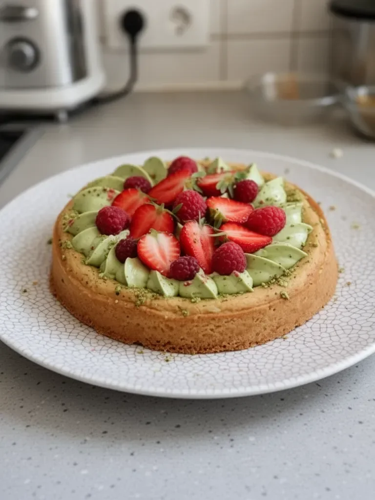 Tarte Pistache et Fruits rouges