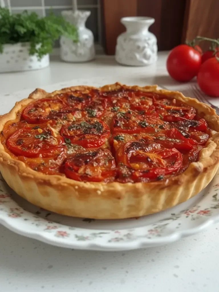 Tarte Provençale aux Tomates