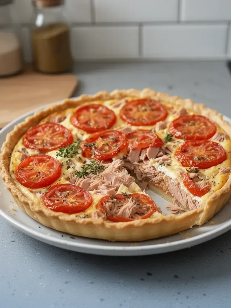 Tarte salée au thon