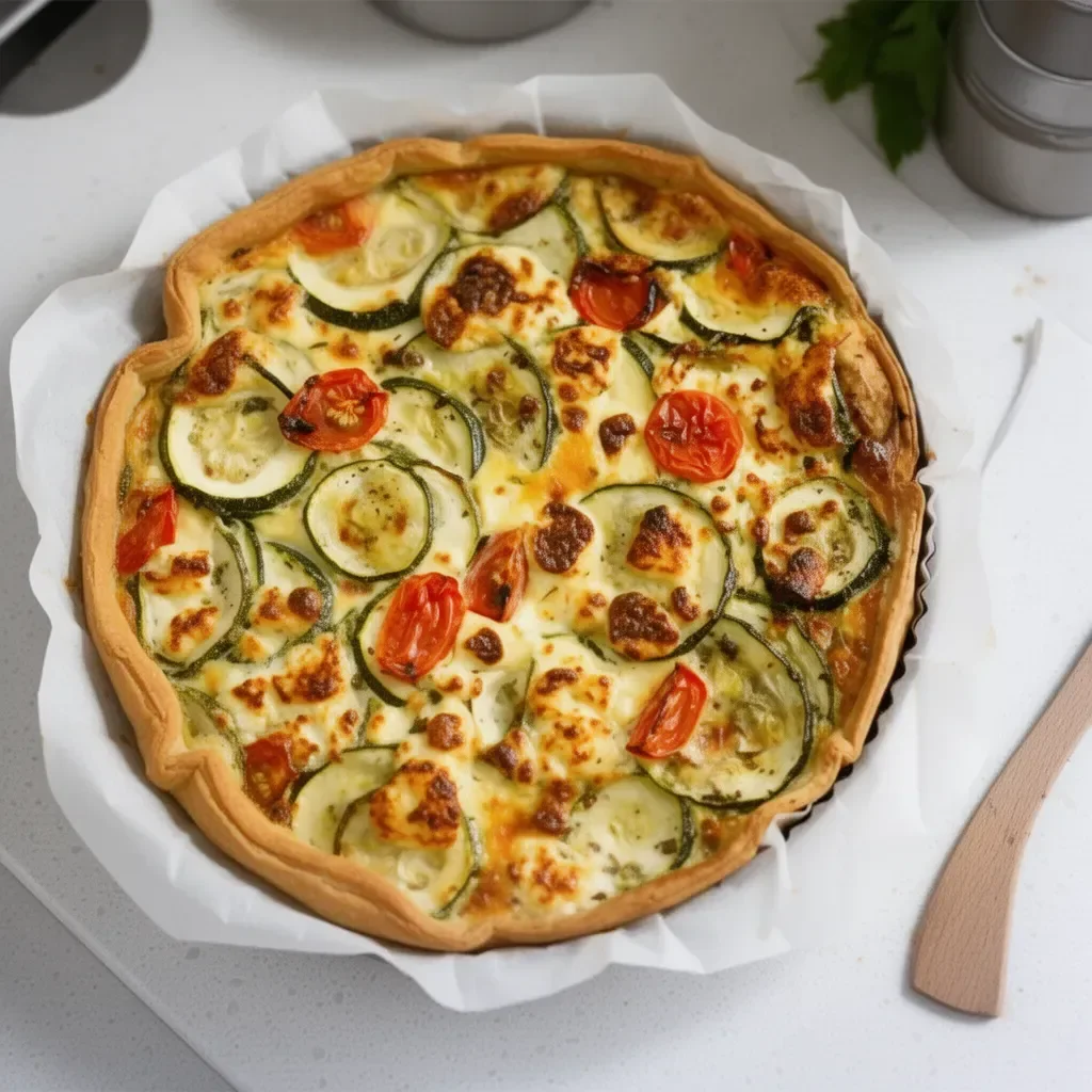 Tarte salée aux courgettes, recette savoureuse et estivale