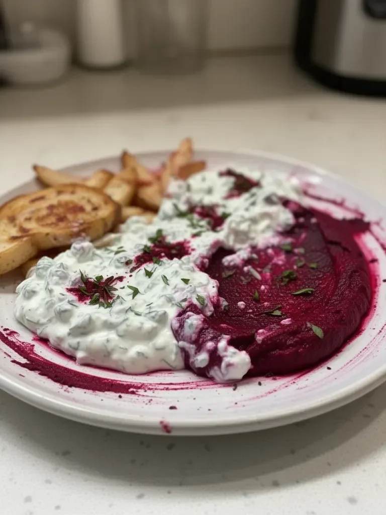Tzatziki de betterave rôtie