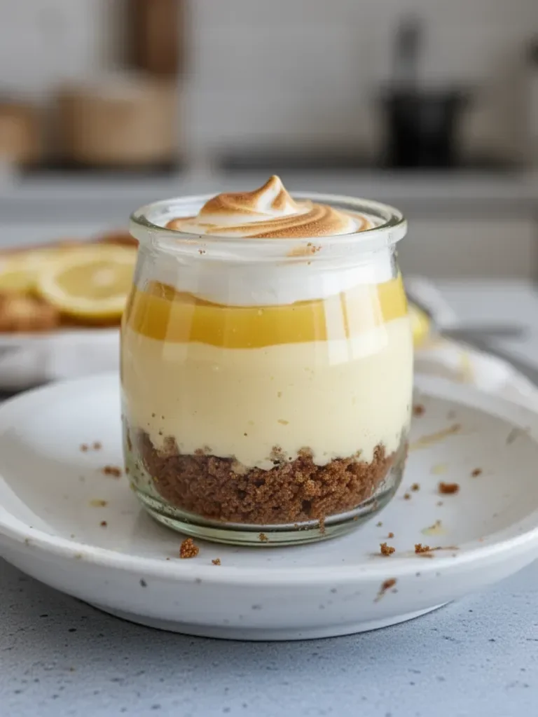 Verrines façon tarte au citron